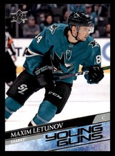 2020-21 Upper Deck #487 Maxim Letunov Young Guns RC