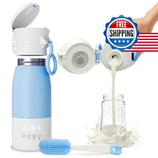 HOMEHELP Portable Bottle Warmer for Travel - 17oz Portable Milk Warmer for Baby
