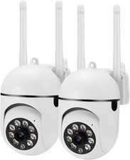 2 Pack Wireless 5G WiFi Security Camera System Smart Outdoor Night Vision 1080P