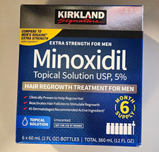 Kirkland Signature Minoxidil 5 Hair Regrowth Men 6 Month Supply