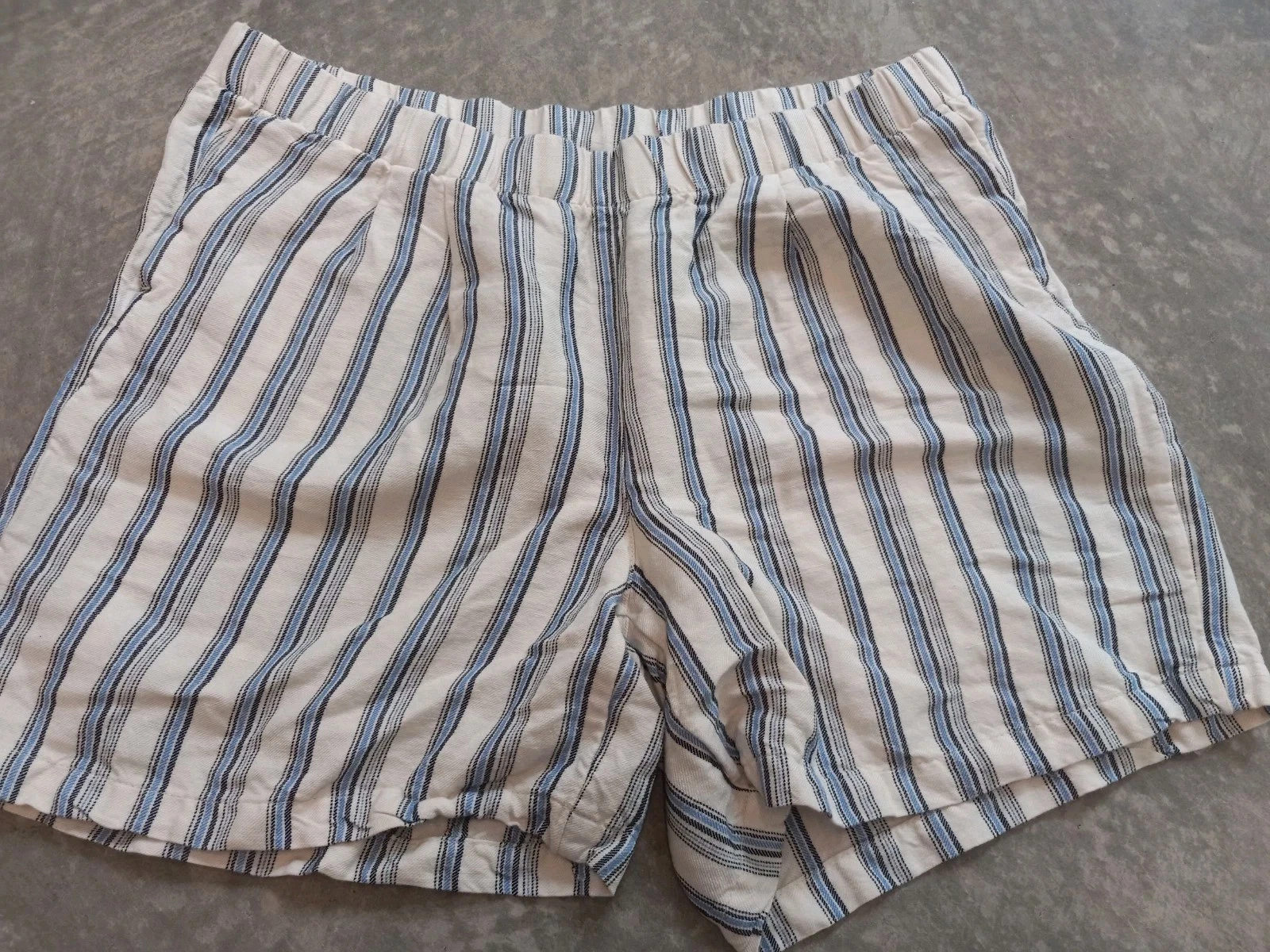 J. JILL Womens Striped Linen Blend Elastic Waist Casual Resort Summer Shorts LP
Opens in a new windo