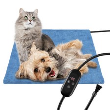 Pet Heating Pad for Cats Indoor Outdoor Waterproof Electric Heated Pad Mat fo...