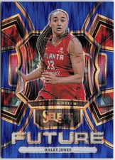 2024 Panini Select WNBA #20 Haley Jones Select Future Prizms Blue Flash #/99