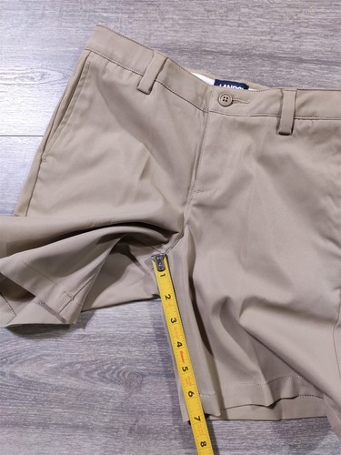 Lands End Shorts Girls Size 12 Biege Active Adjustable School Uniform Kids - Picture 7 of 9