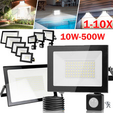 LED Floodlight Spot Security Flood Lights Light Outdoor Garden Lamp 10W-500W UK