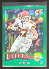 2025 Topps Chrome Travis Kelce 1975 Green Refractor #/99 Chiefs