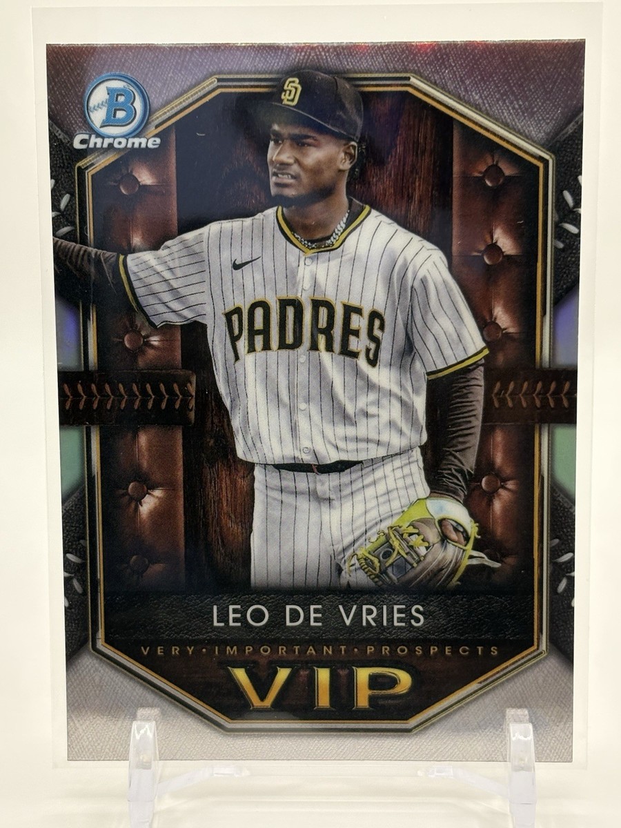 2025 Bowman Chrome LEO DE VRIES RC Very Important Prospect #VIP-14