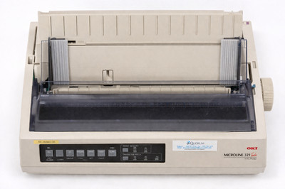 Oki Microline 321 Turbo Point of Sale Dot Matrix Printer Serial / USB