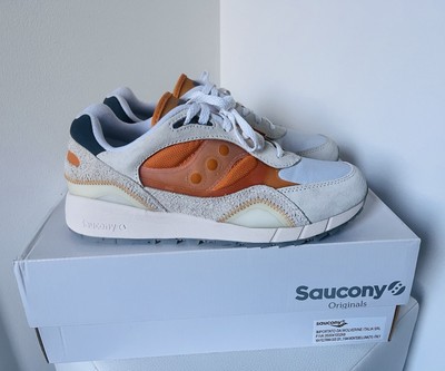 Saucony Shadow 6000 Transparent White Orange EU44