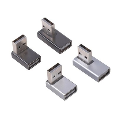 90 Degree Right Up Down Angled USB3.0 Male to Female Extension Adapter for PC
