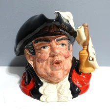 Vintage 1967 Royal Doulton Large Toby Mug Jug "Town Crier" D 6895