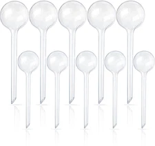 10 Pcs Clear Plant Watering Globes,Plastic Self-Watering Bulbs,Flower Automatic