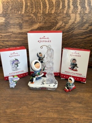 2016 Hallmark Keepsake A Little Frosty Fun Frosty Little Friends Frosty Friends
