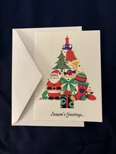Seasons Greetings Card with White Envelope | Christmas design | By Children’s