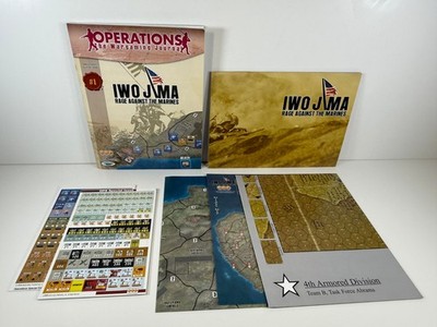Operations The Wargaming Journal 1 Iwo Jima ASL Unpunched Multi Man 2008
