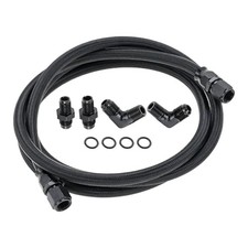 6AN Transmission Cooler Lines Compatible with 4L60 700R4 TH350 TH400, 7 Ft
