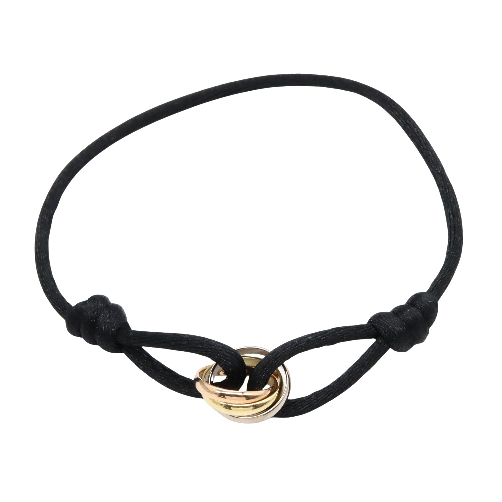 Cartier Trinity bracelet 18K yellow white rose gold unisex pre-owned