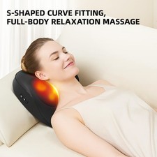 Smart Massage Cushion 3 Speed Multifunction Neck Back Shoulder Massager With Hea