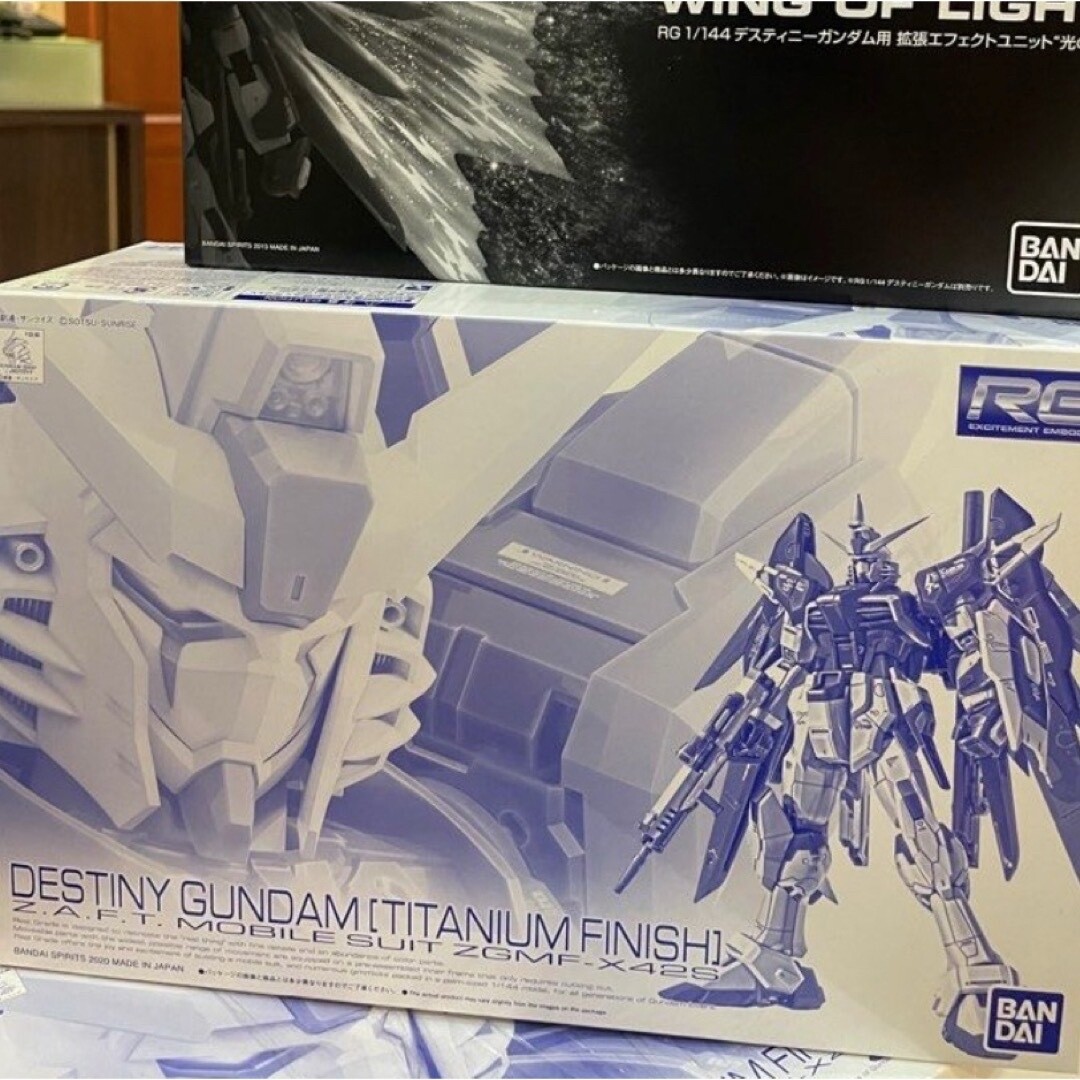 Rg 1/144 Destiny Gundam Titanium Finish | eBay