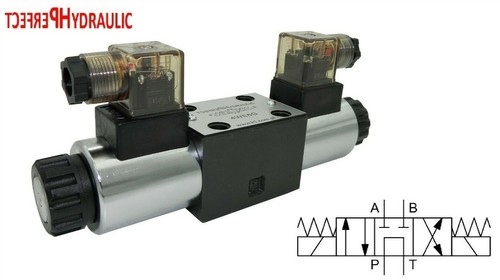 Hydraulikventil 4/3-Wegeventil 12V 4WE6E CETOP3 NG6 Magnetwegeventil