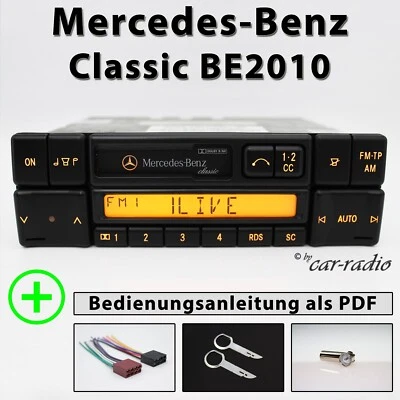 Original Mercedes Classic BE2010 Becker Radio DIN Kassettenradio A0038206286 - Bild 1 von 4