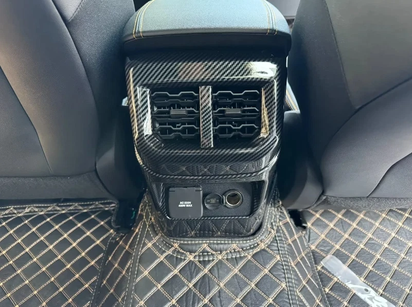 Para 2025-2022 Ford Ranger acessórios de carro tampa de saída de ventilação traseira acabamento - Imagem 2 de 4
