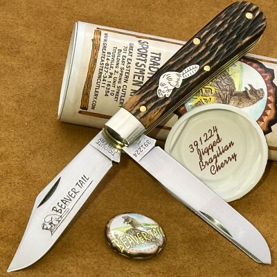  Great Eastern Cutlery Tidioute GEC 39 Beaver Tail Knife Brazilian Cherry Wood