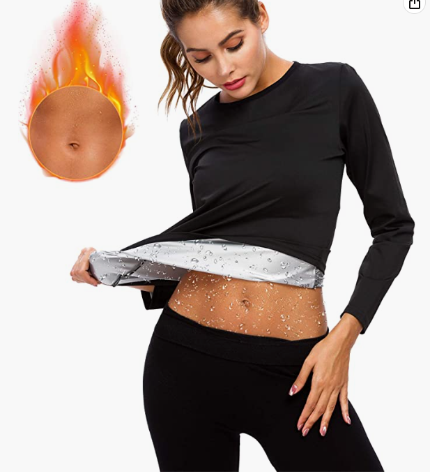 Maglia dimagrante effetto Sauna Donna neoprene fitness