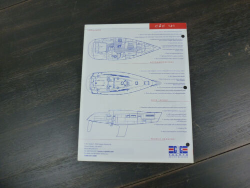 C&C 121 original factory sailboat brochure - Picture 3 of 3