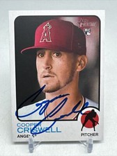 Cooper Criswell 2022 Topps Heritage #594 Rookie Boston Red Sox Signed