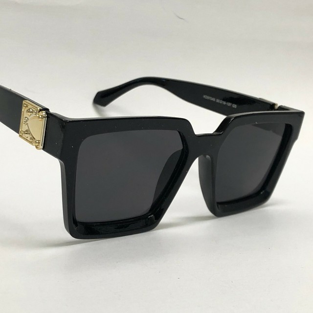 Men Sunglasses Square Large Shades White Black Red Thick Frame Designer