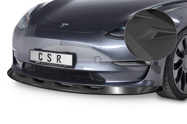 CSR Cup-Spoilerlippe ABS Lackierfreundlich Mit ABE FüR Tesla Model 3-image