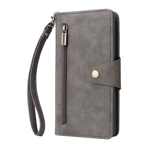 Zip Wallet Leather Flip Case For iPhone 16 15 14 Pro Max 13 12 11 XS XR 8 7 6 Se - Picture 15 of 17