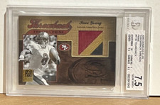 Steve Young Vick 2005 Donruss Elite Throwback Threads Prime Patch #10/10 BGS SP
