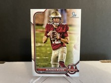 2022 Bowman University Football McKenzie Milton #13 1st Rookie Base Card RC