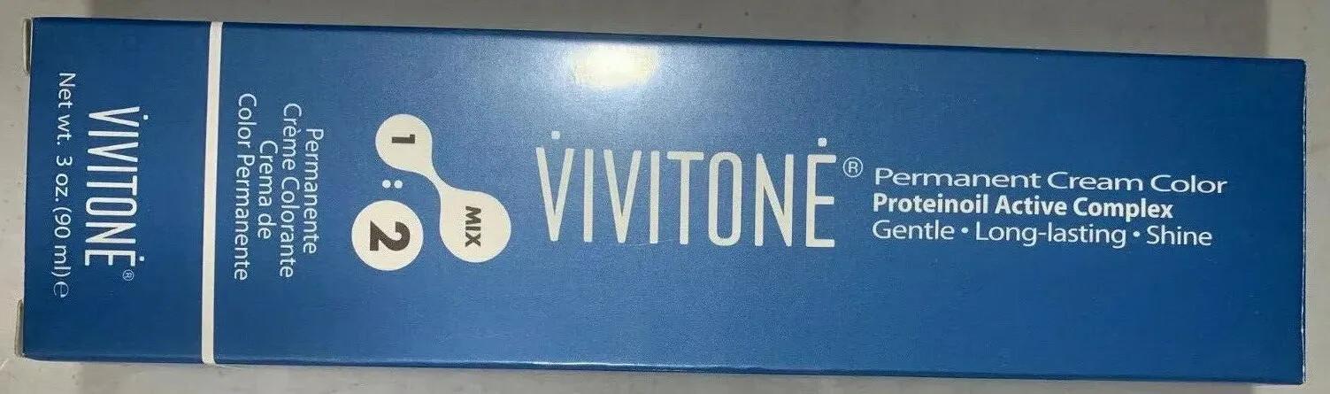 Vivitone HAIR COLOR - Permanent Cream Hair Color - 3 oz. - CHOOSE YOUR SHADE