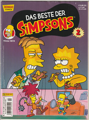   DAS BESTE DER SIMPSONS #2, Panini Comics/Bongo Comics 2012 COMICHEFT Z1-
