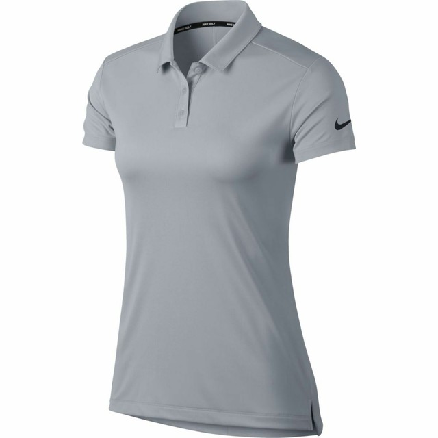 Nike Women's Wolf Grey DriFIT Golf Polo Shirts (884871012) Size XL