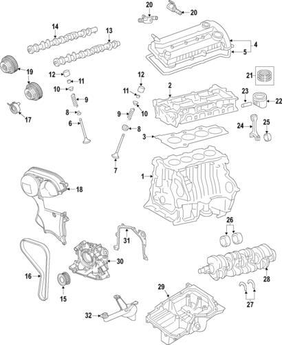 Válvula de entrada de aire del motor para Ford Fusion Escape Fiesta 2013-2020 (N/P BM5Z-6507-B)
