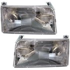 DEPO Headlight Set For 1992-1997 Ford F-150 Driver & Passenger Side FO2502118