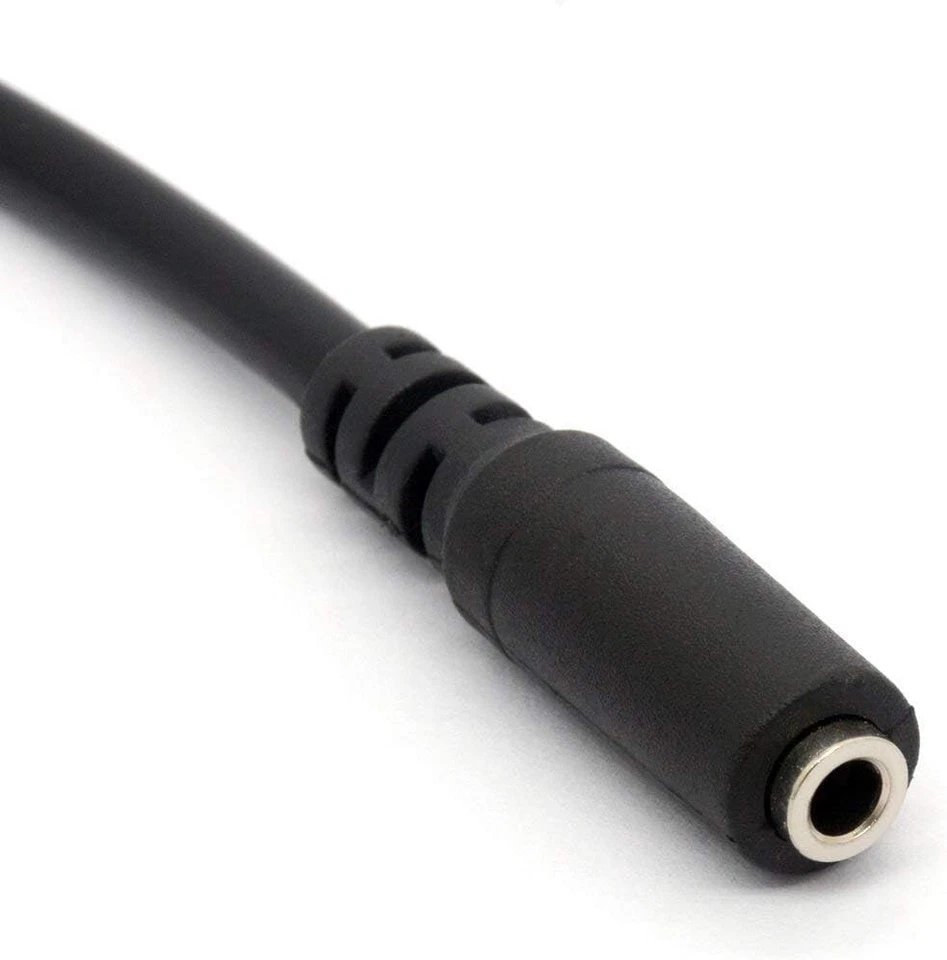 5pin Male to 3.5mm Micro USB Female Headphone AUX Jack Audio Adapter Sync Cable - Image 2 of 4