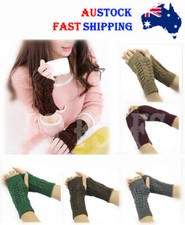 NEW HOT SELLING KNIT FASHION WINTER GLOVES FOR WOMEN MEN UNISEX AUS STOCK 