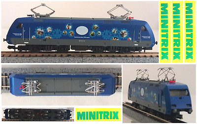 MINITRIX Elektrolokomotive BR101 014-9 Gleichstrom Analog Blau N 1/160