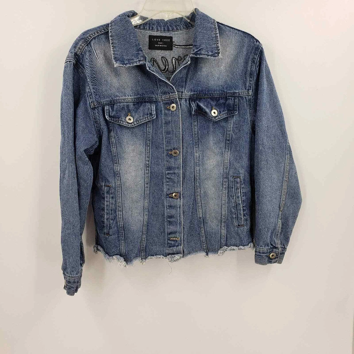 Love tree denim jacket sale