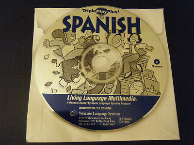 Triple Play Plus! Spanish Software (PC, 1997) - Disc Only!!!