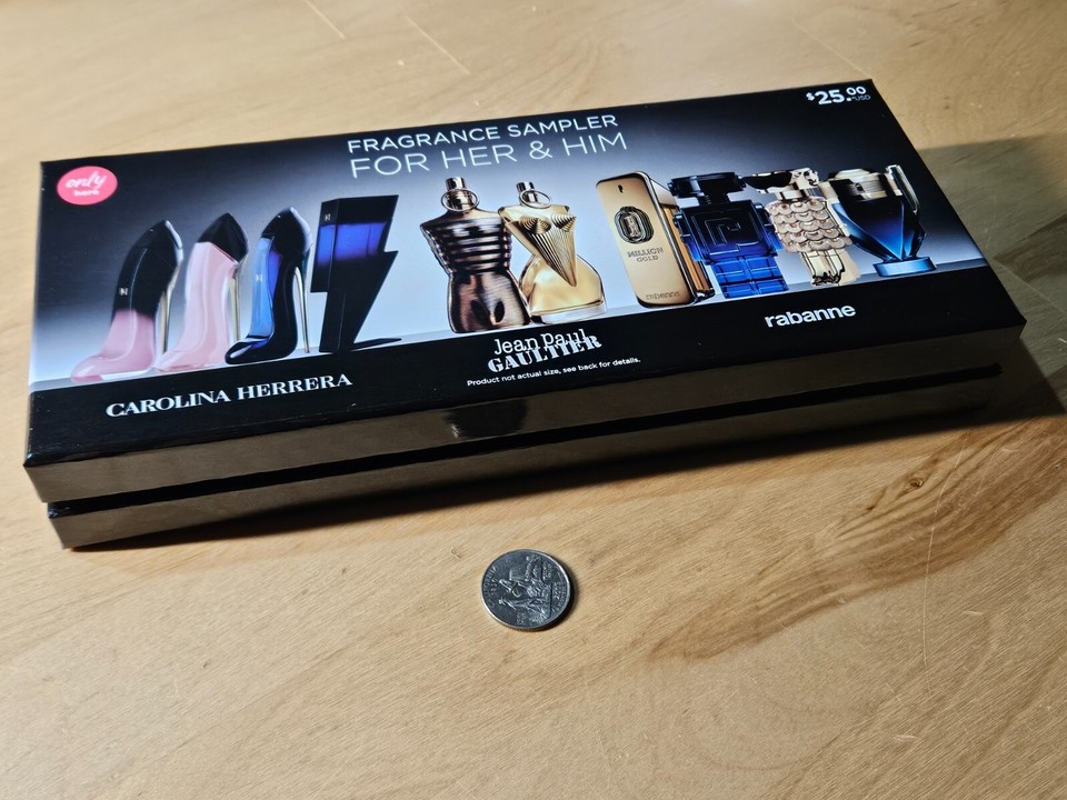 Ulta Fragrance Sampler For Her & Him Holiday Herrera Rabanne & JP ...