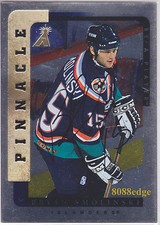 1996-97 BE A PLAYER AUTO SILVER:BRYAN SMOLINSKI #132 ON CARD AUTOGRAPH ISLANDERS