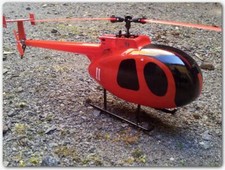 Hughes 500D -Rumpf für 160er Hubschrauber