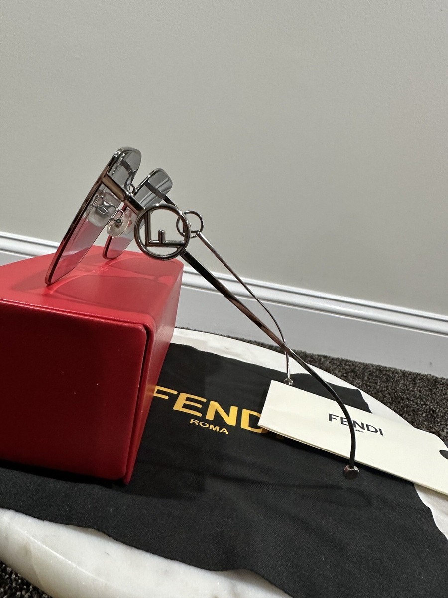 Fendi Women's Silver Butterfly FF 0323/S Logo Sunglasses | eBay