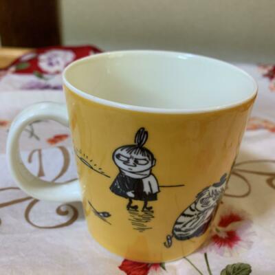 Mumin Tasse Dunkelgelb Little My 1991-1999 Arabia Finland RARE CUP JAPAN LIMITED